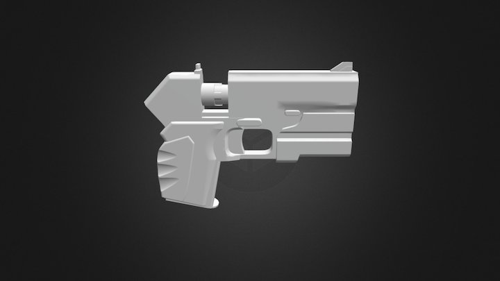 Code Geass Officer Pistol 3D Model