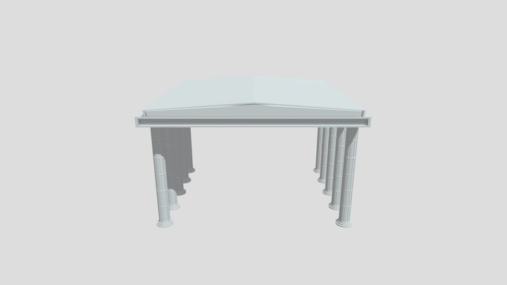 Greek Temple 3D Model