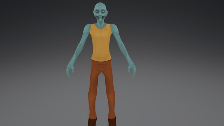 Zombie2 3D Model