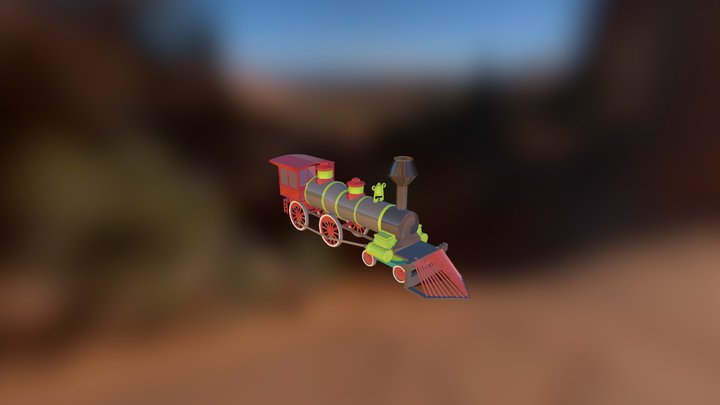 Locomotive 3D Model