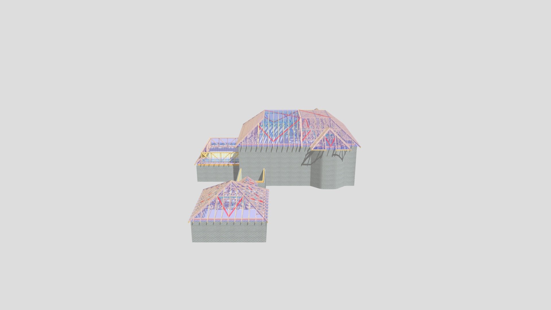 P12523H, Plot 4 Roof Layout