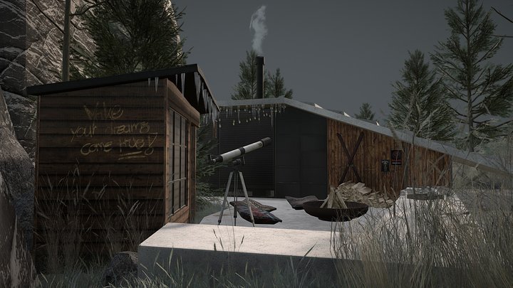 DAE Diorama - ECO HOUSE 3D Model