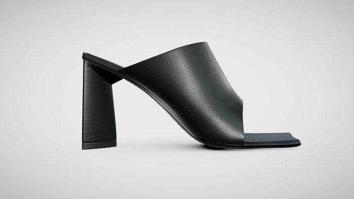 Balenciaga High Heel Shoe 3D Model