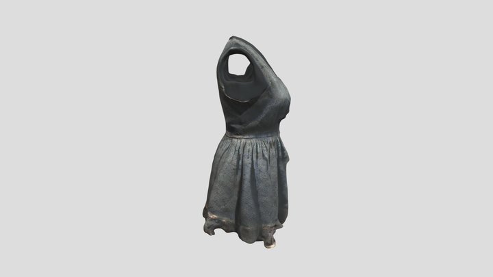 The tattered clothes of female criminals 3D Model