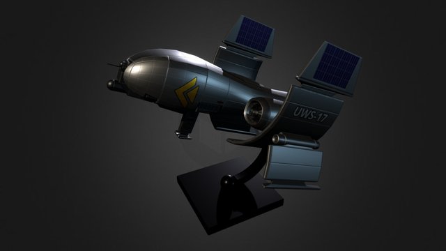 Sci-Fi Scout Drone 3D Model