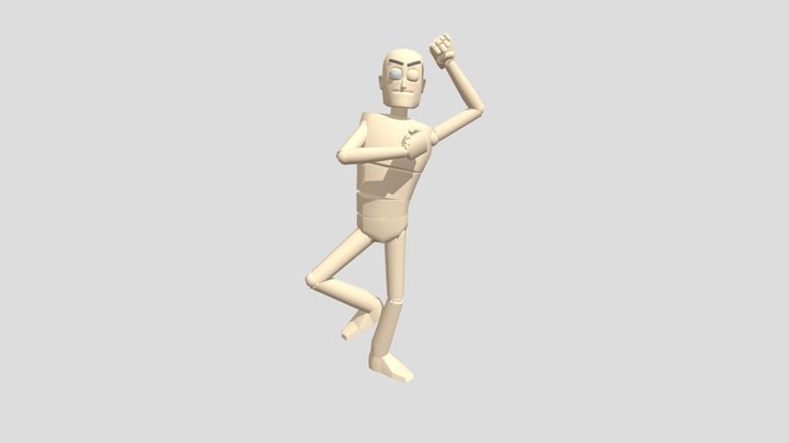 Max Rigging Hierarchies 3D Model