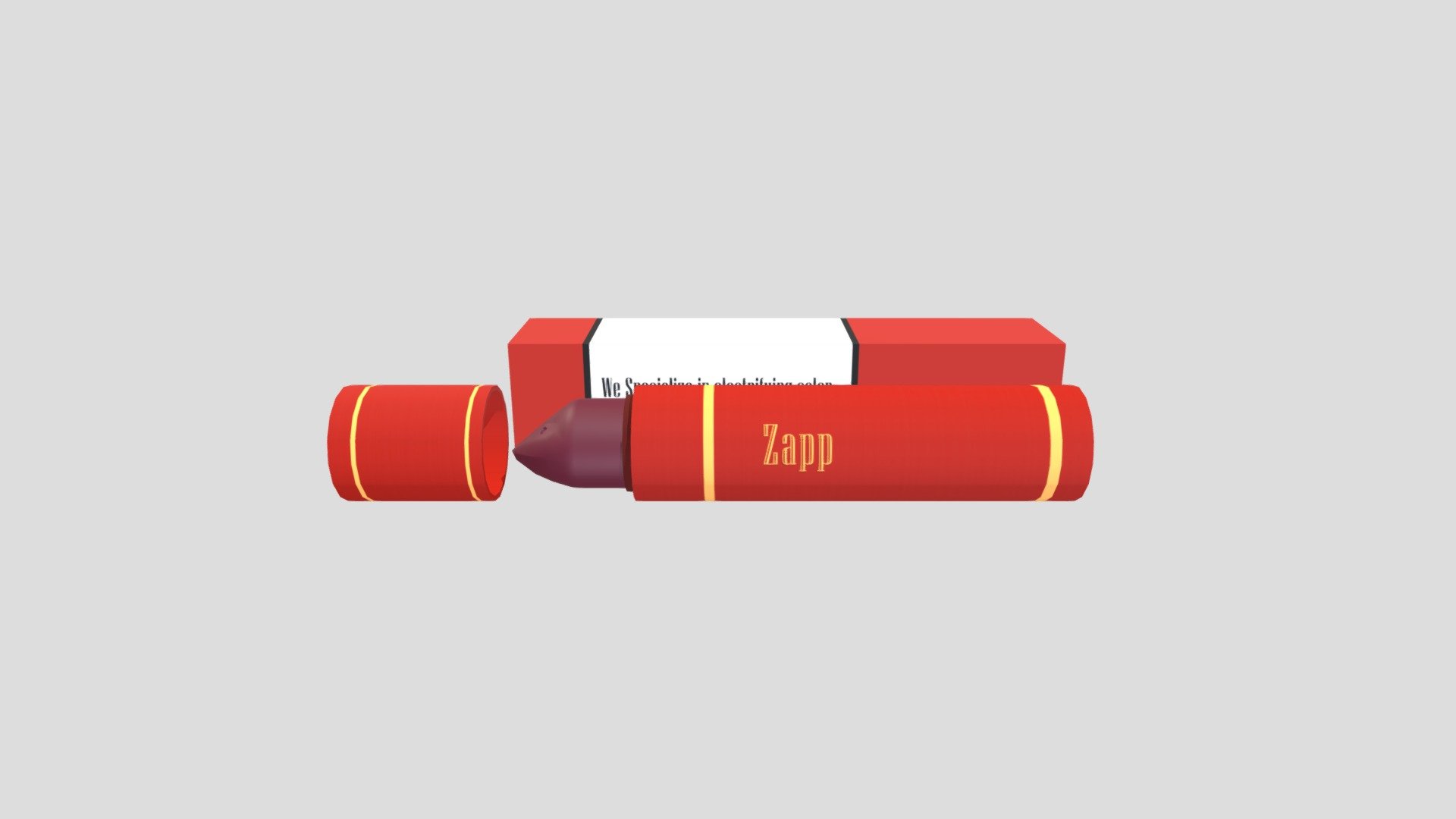 Lipstick_Taser_Final Download Free 3D model by smockash [7e0ef29