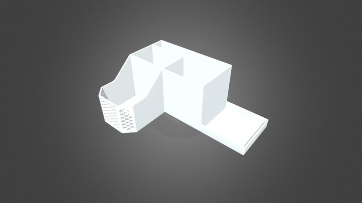 Pen and Paper Clips Holder 3D Model