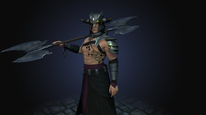 Ancient Civilizations - Suroc Gladiator 3D Model