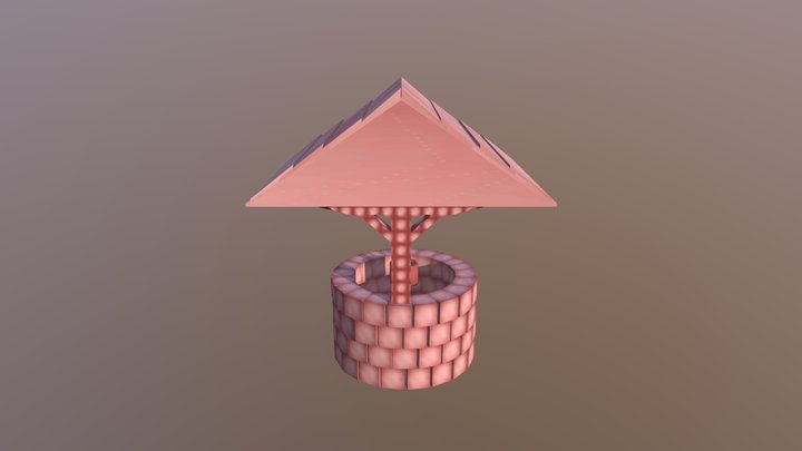 Brick Well 3D Model