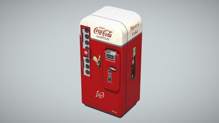 Coke-machine 3D models - Sketchfab