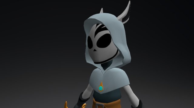 Masked Character 3D Model