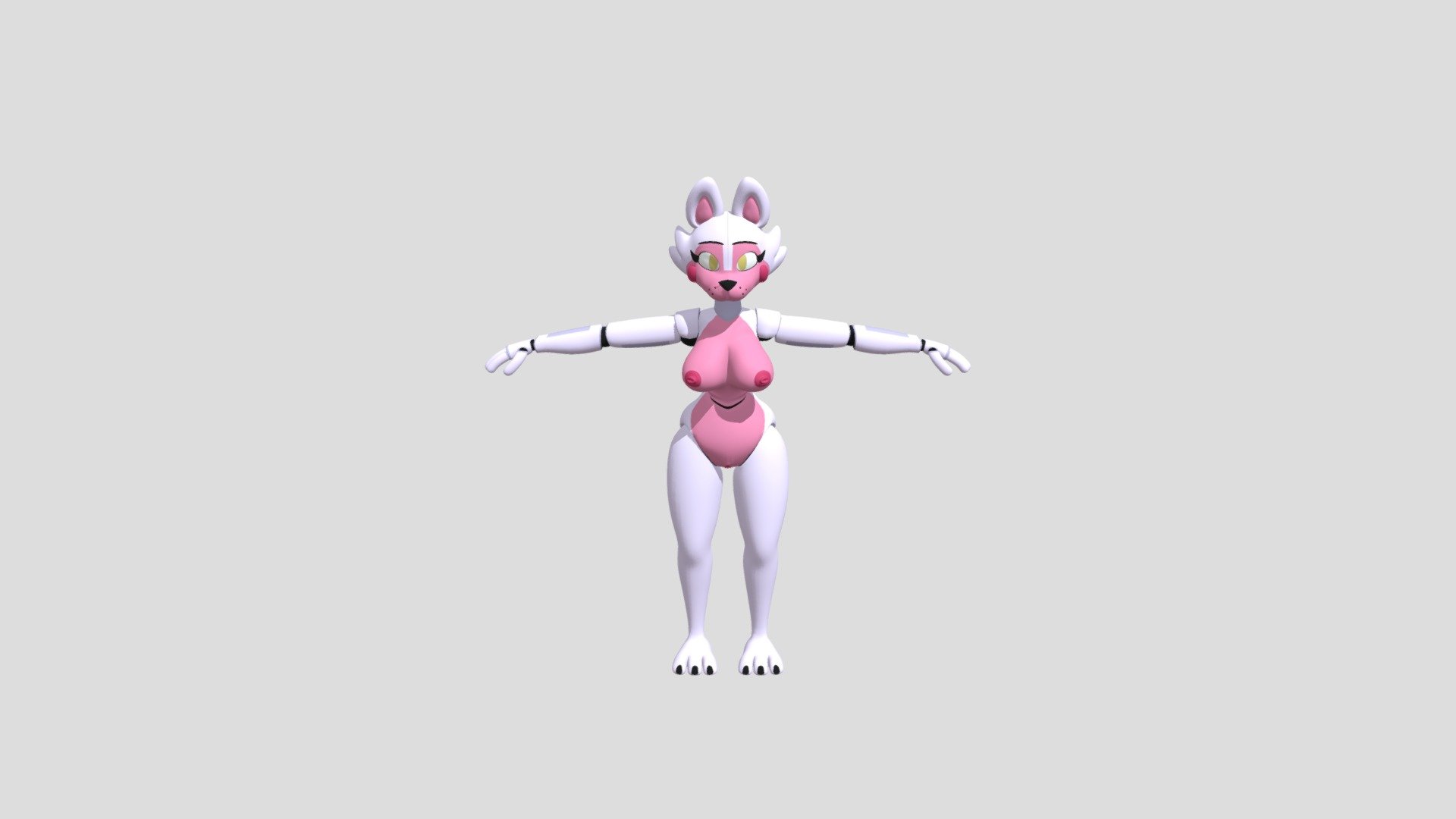 Funtime Foxy - FNAF // JailBaitKnight (NSFW) - Download Free 3D model by  [SUB TO MY CHANNEL IN DESC. PLEASE] (@VampireVinnie) [7e13222]