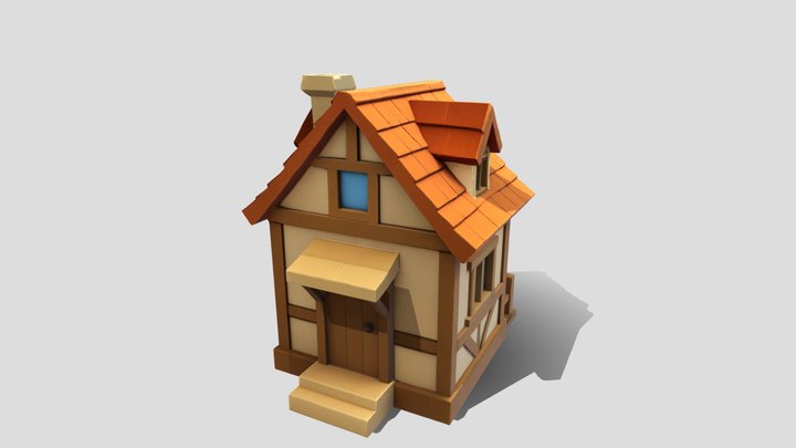 indie style house 3D Model