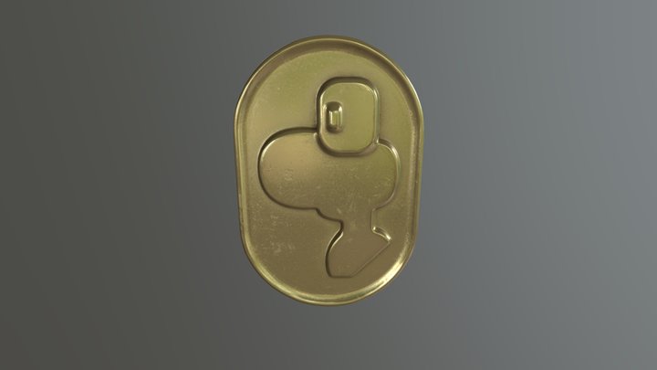 Yoshi's Coin 3D Model