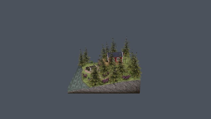 1ANI09_Goergen_Bela_WIPDiorama 3D Model