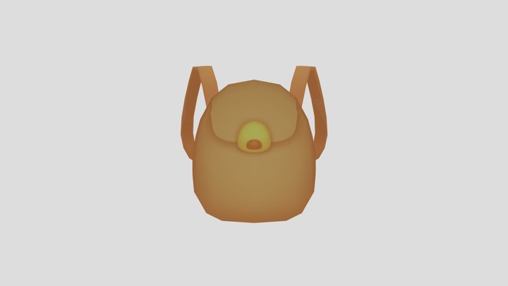 LowPoly Backpack 3D Model