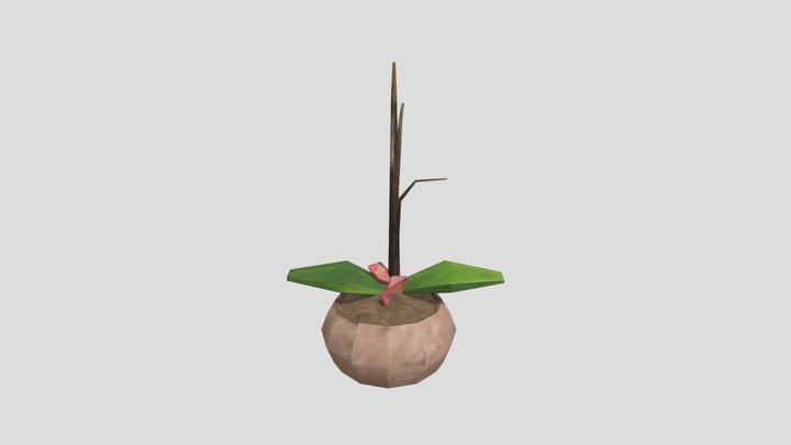 Wilted_ Orchid 3D Model