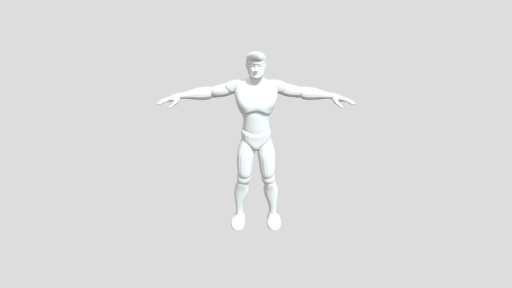 Proceso Personaje (Blockout) - Javier Pisani 3D Model