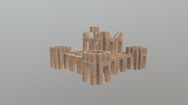 Unit Block Intermediate: Castle 3D Model