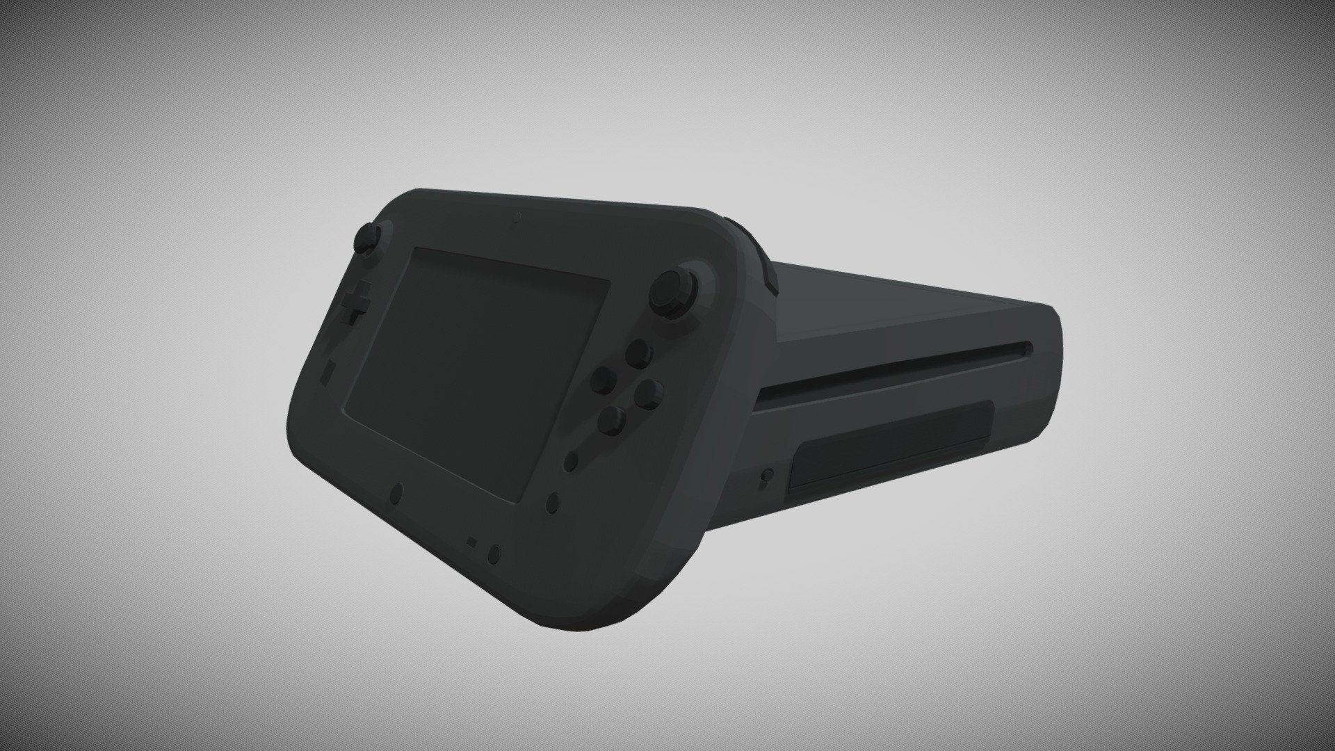 Simple Wii U model Download Free 3D model by Swayne (swaynew) [7e160be] Sketchfab