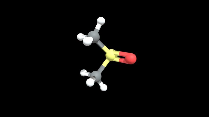 DMSO (dimethyl sulfoxide) – Modello 3D gratuito STL