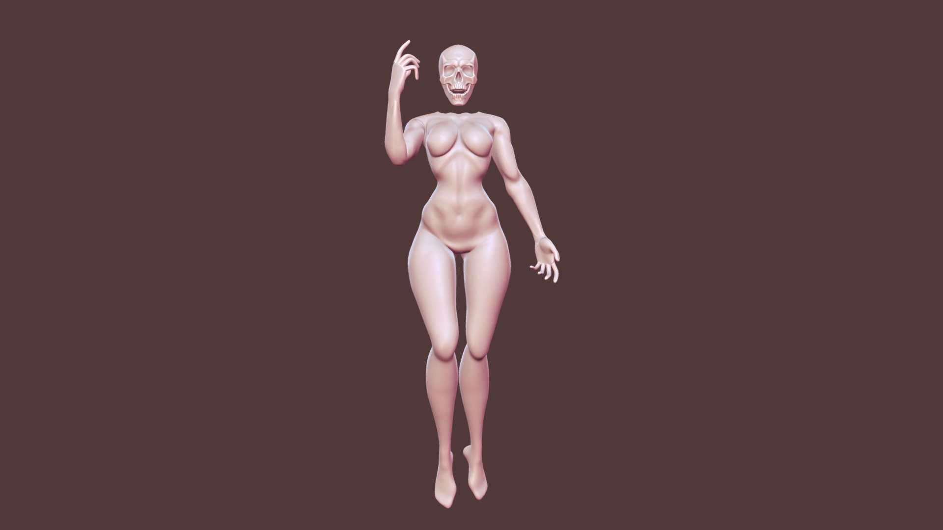 WIP Skull head godess