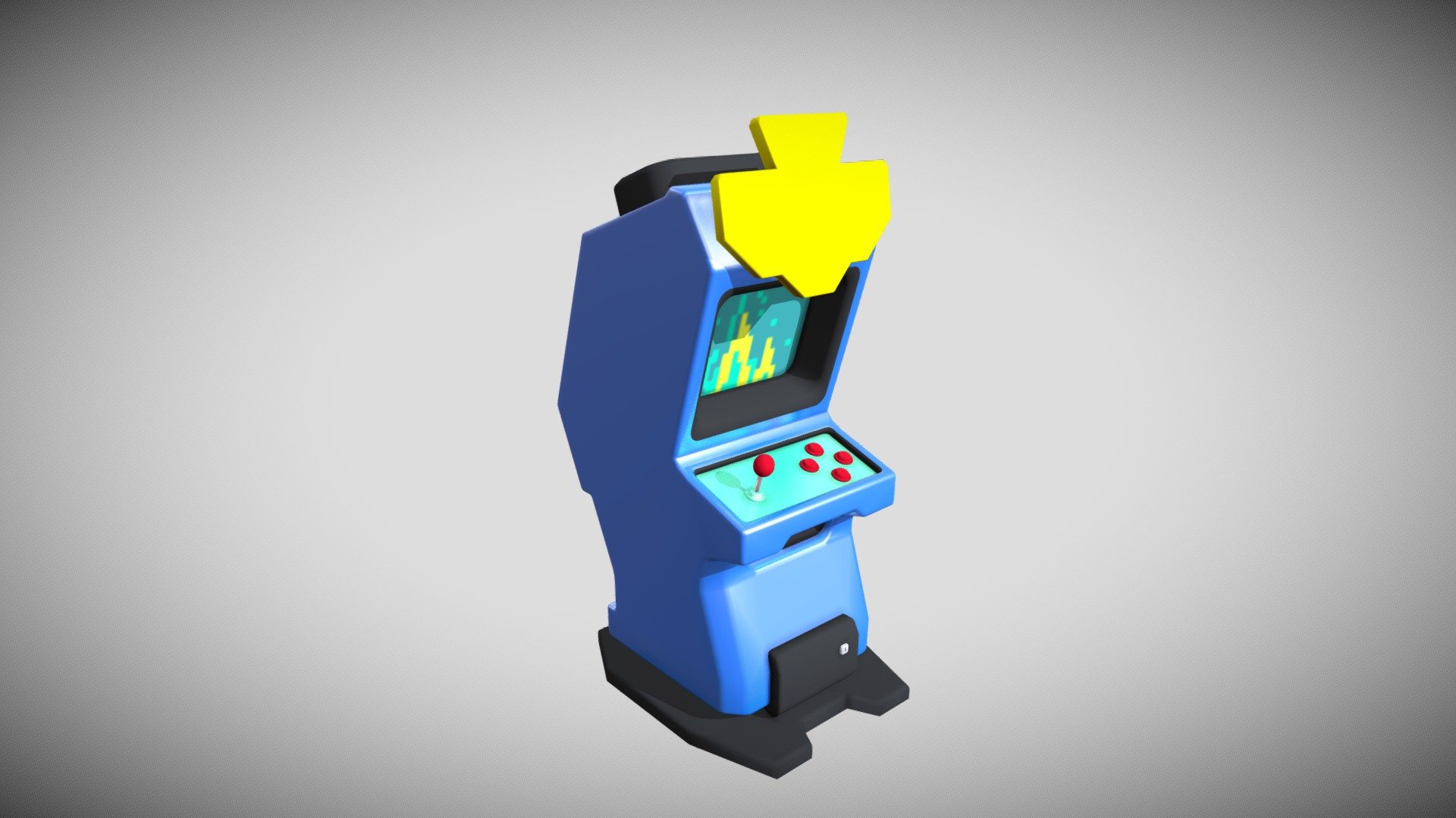 game cabinet a - Buy Royalty Free 3D model by manuelfuentes13 [7e17c63 ...
