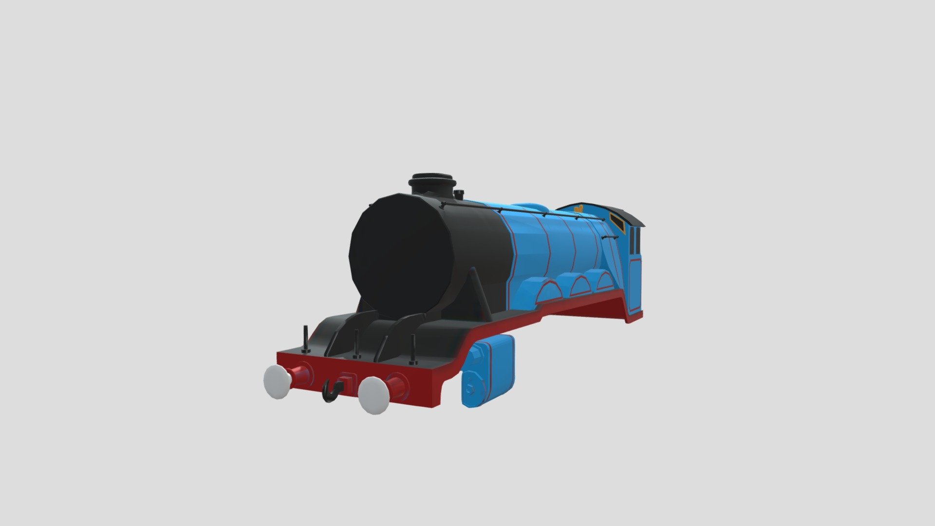 Sodor Online (Custom) Semi-Realistic Gordon - Download Free 3D model by ...