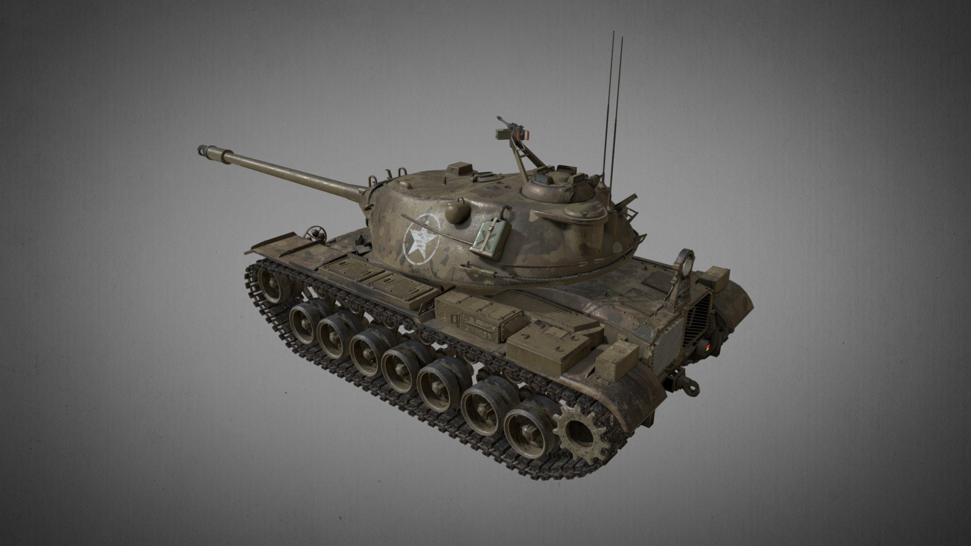 The M103 Heavy Tank 3D model by Mr Glenda (glendastudio) [7e1925f