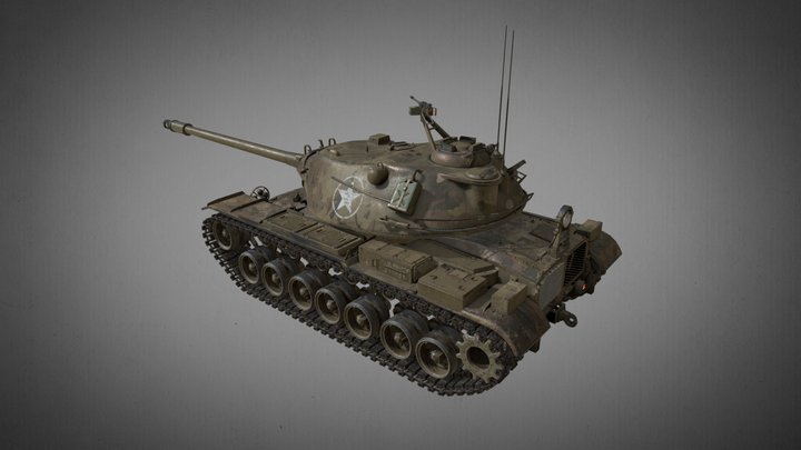 The M103 Heavy Tank 3D Model