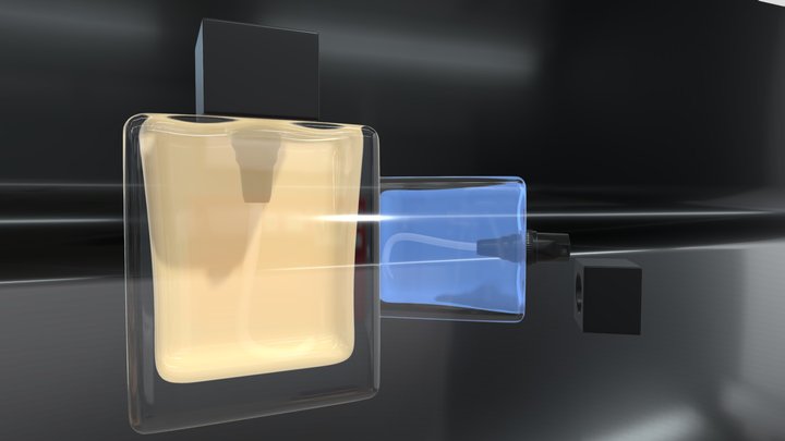 Perfume Bottles 3D Model