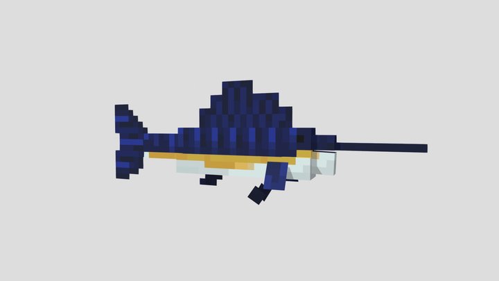 Atlantic Sailfish 3D Model