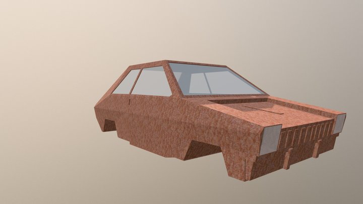 1970s Hatchback 3D Model