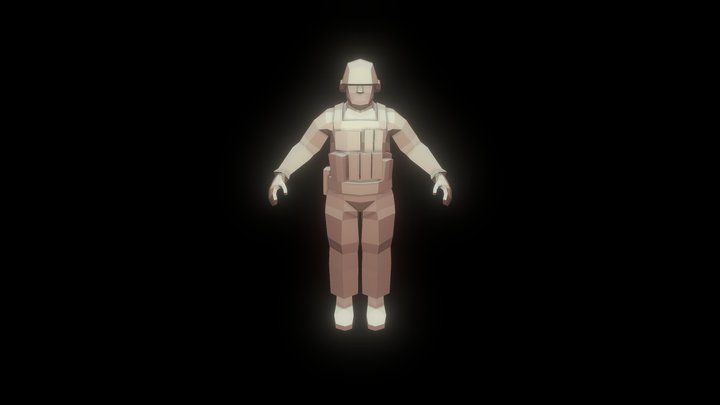 Soldier 3D Model
