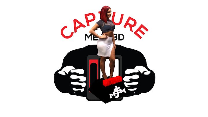 KATHY RED Cover Girl Straight Stuntin Magazine 3D Model