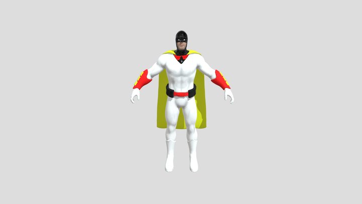 Space Ghost 3D Model