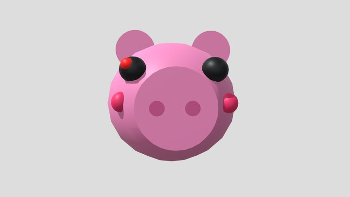 Piggy Head 3D Model