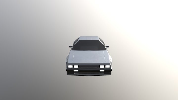 Delorean - Modelado 3D - Parcial 2 3D Model