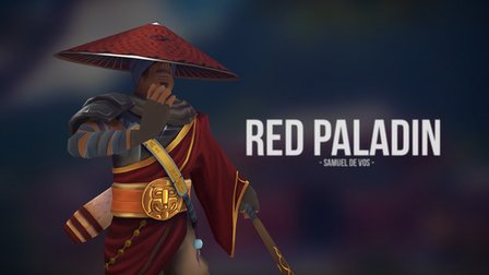 The Red Paladin 3D Model