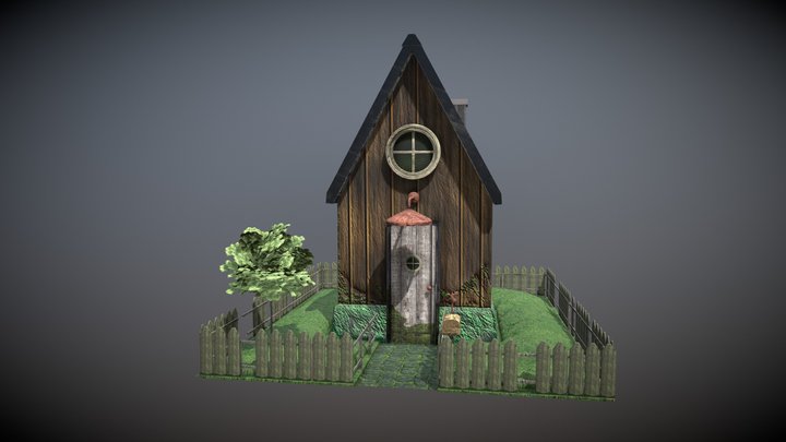 Simple_House 3D Model
