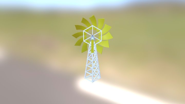 windmill 3D Model