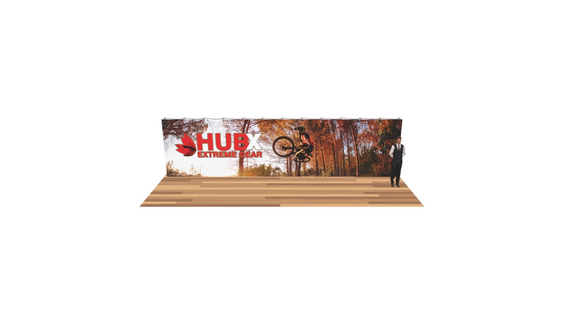 RPL 30ft X 8ft Straight Display No Endcaps