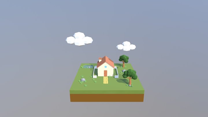 Camp House 3D Model