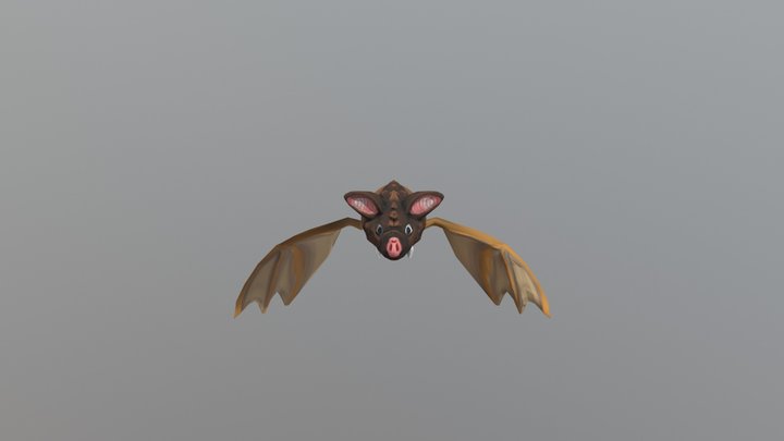 Fat Bat 3D Model