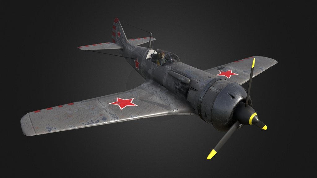 WWII Soviet Plane (with interior)