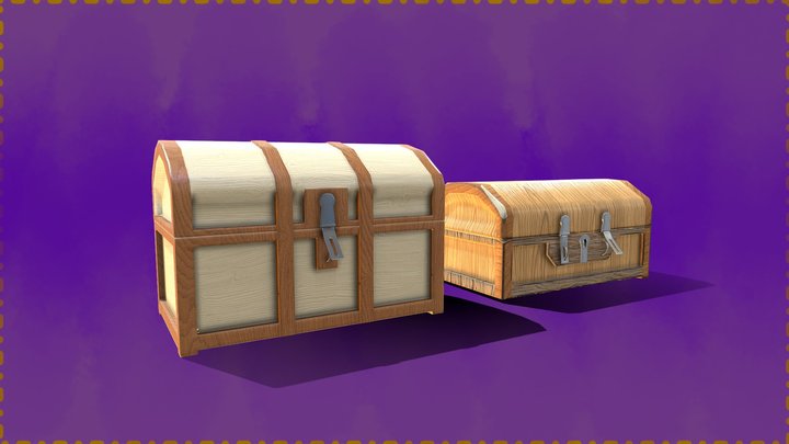 2 Badly Chests 3D Model