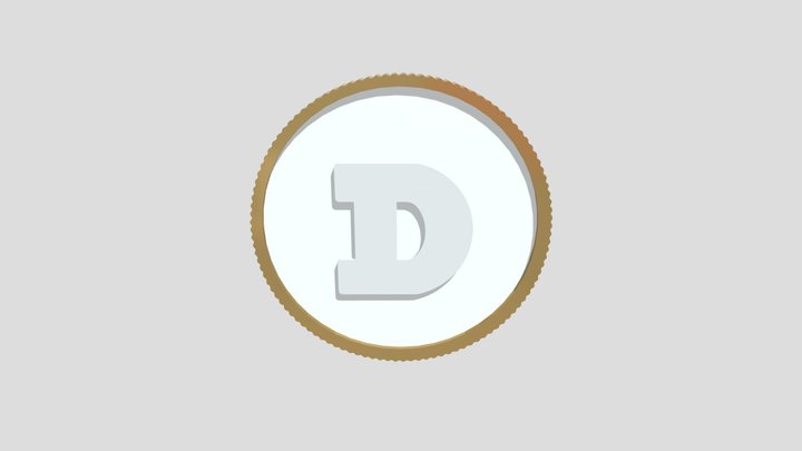 Dogecoin 3D Model