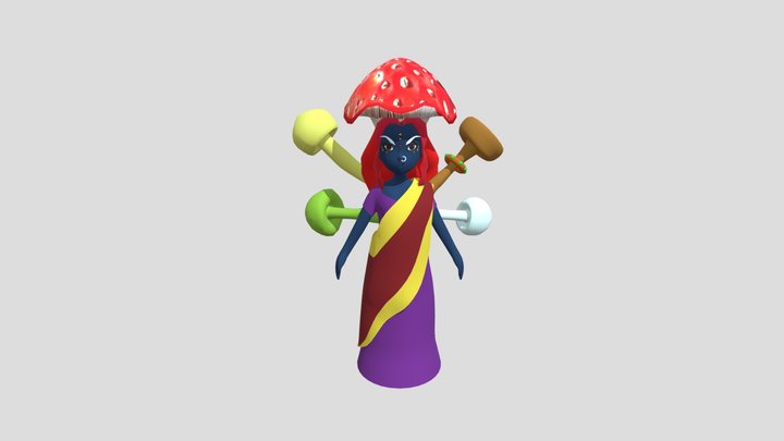 Boss Mushroom 3D Model