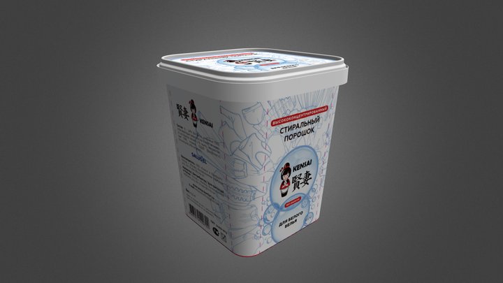 Kensai-Белое белье Vk3-1500ml 11.01.2018 3D Model
